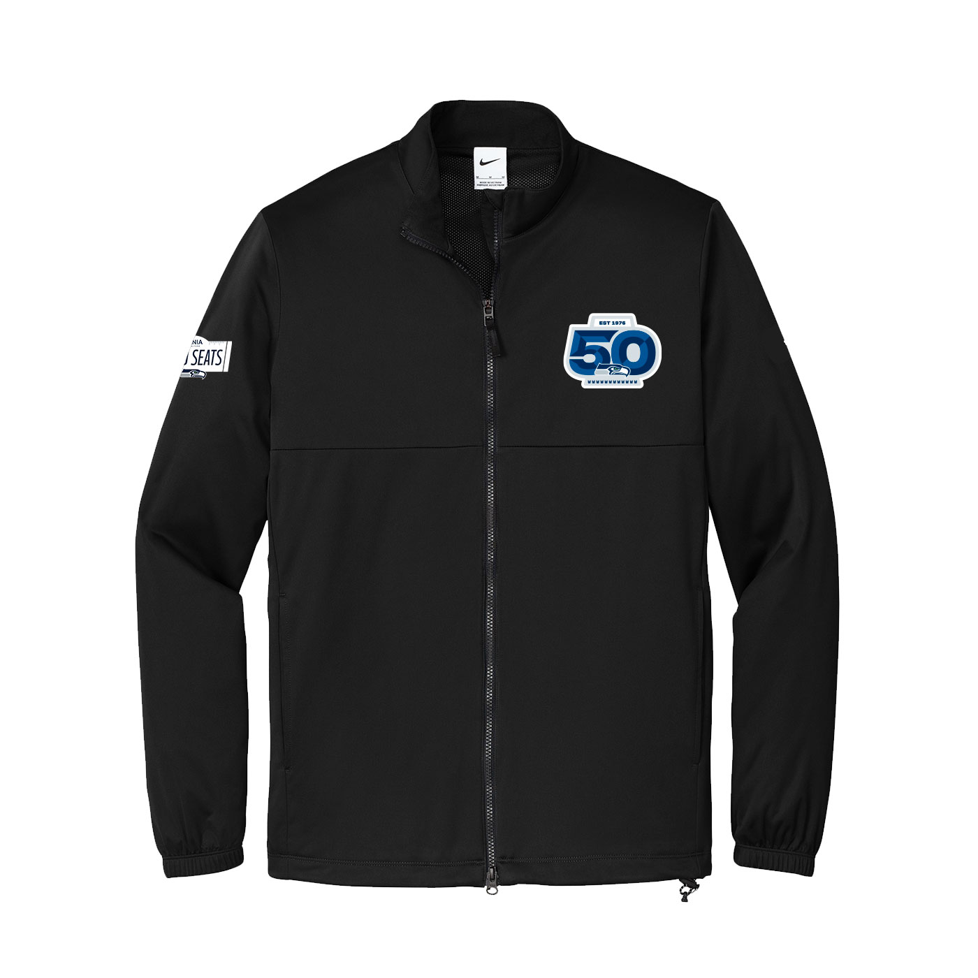 Seattle Seahawks Nike Storm-Fit Full-Zip Jacket DFS Black