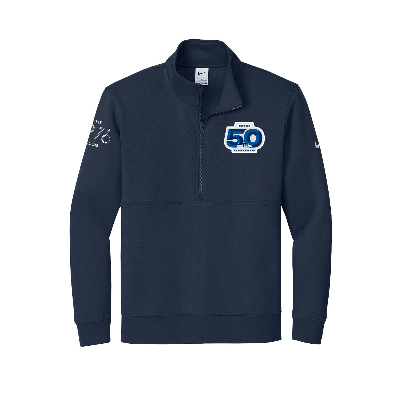 Seattle Seahawks Nike Club Fleece ½ Zip 1976 Navy